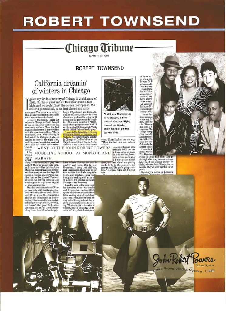 Robert Townsend - a legacy of John Robert Powers